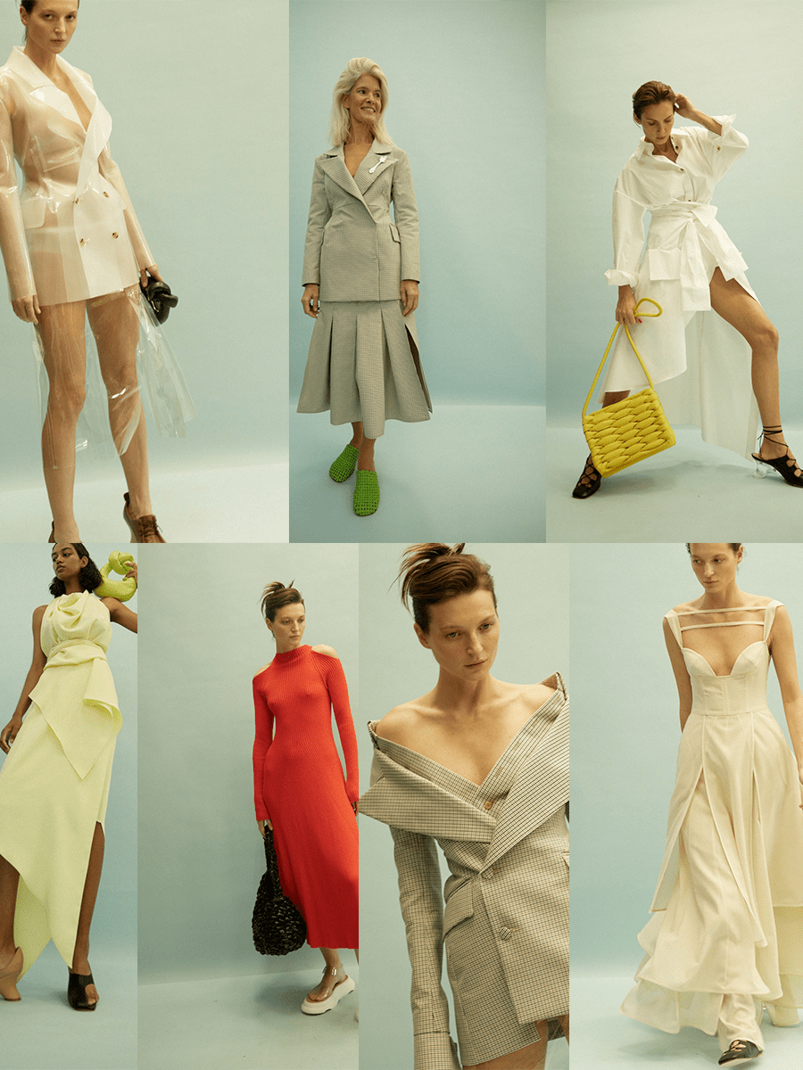 设计 A.W.A.K.E. MODE 2022春夏系列，不对称、露背等设计，隐喻的细节更添亮点