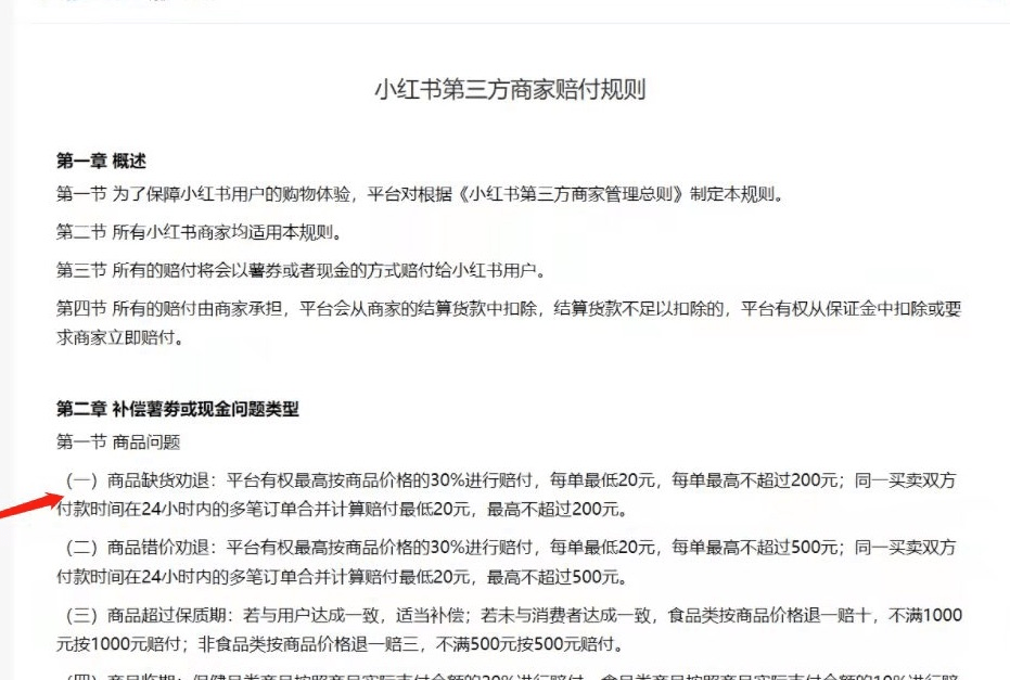 下單羽絨服被自動取消小紅書承諾給補償卻不兌現