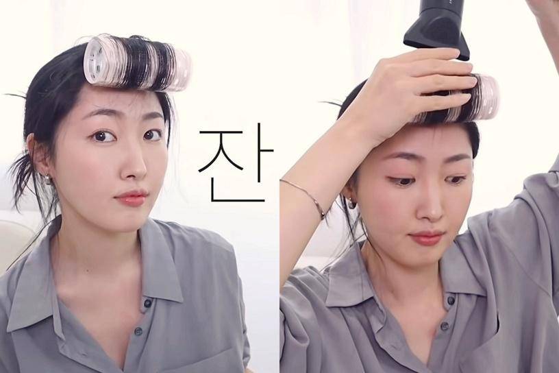 方法杨超越这人能处，有变美技巧她真分享，头发蓬松、刘海定型全搞定