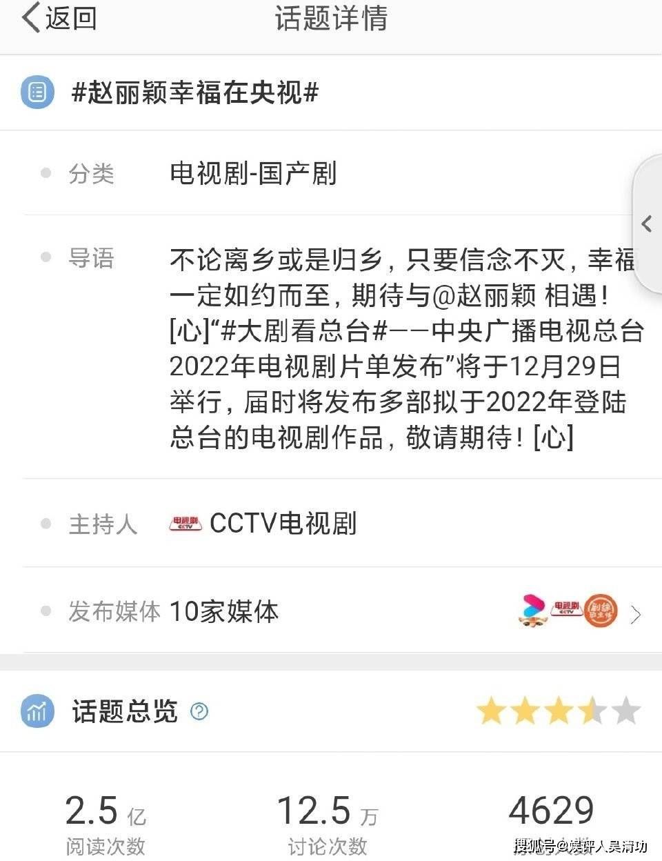 卫视|《幸福到万家》无缘在央视播出，赵丽颖或错失“大满贯视后”