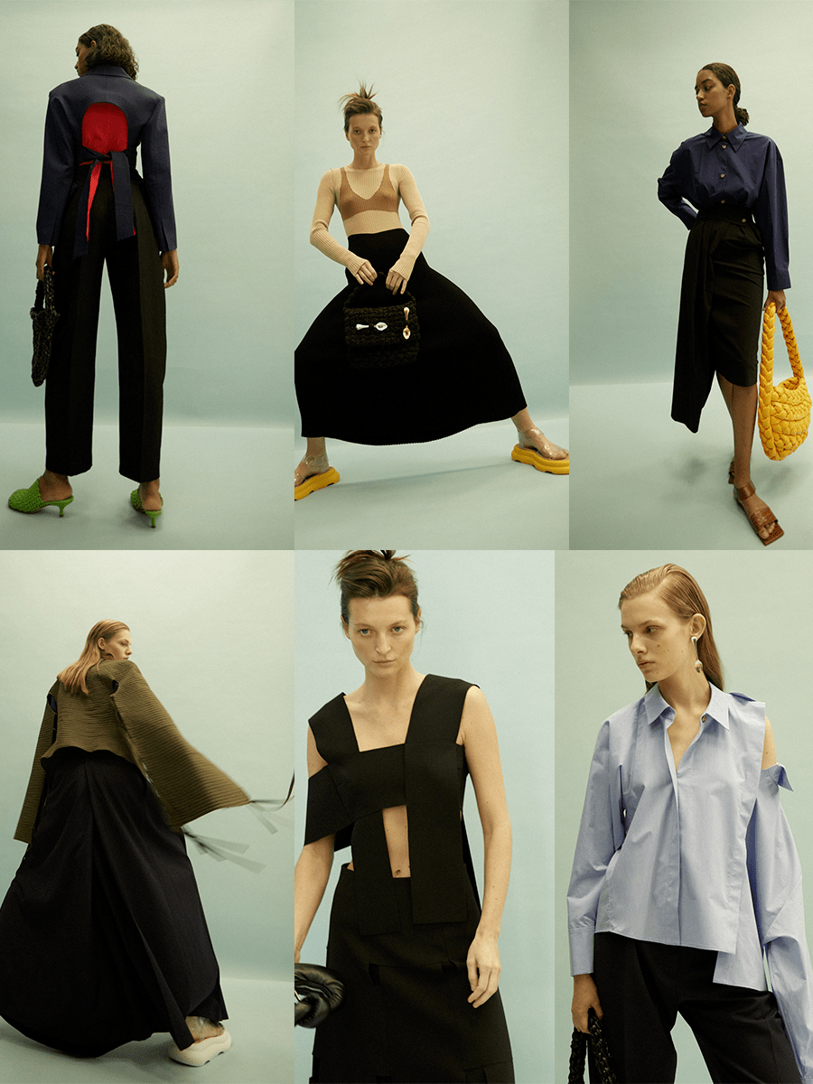 设计 A.W.A.K.E. MODE 2022春夏系列，不对称、露背等设计，隐喻的细节更添亮点