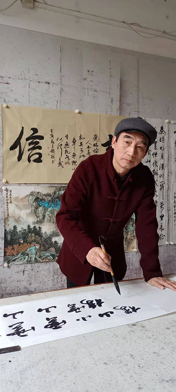 力透纸背 柳骨颜筋——艺术家田铁柱_中国_河北省廊坊市_书画