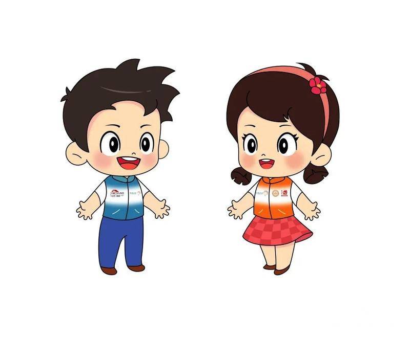 据悉,"湛湛""山山"是湛山街道推出的青岛市首个街道级卡通ip形象,分别