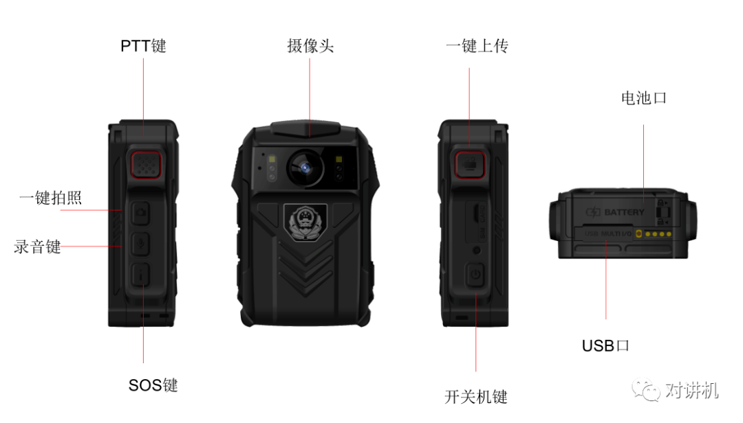 内置|好物推荐●DSJ-M8 4G对讲音视频记录仪