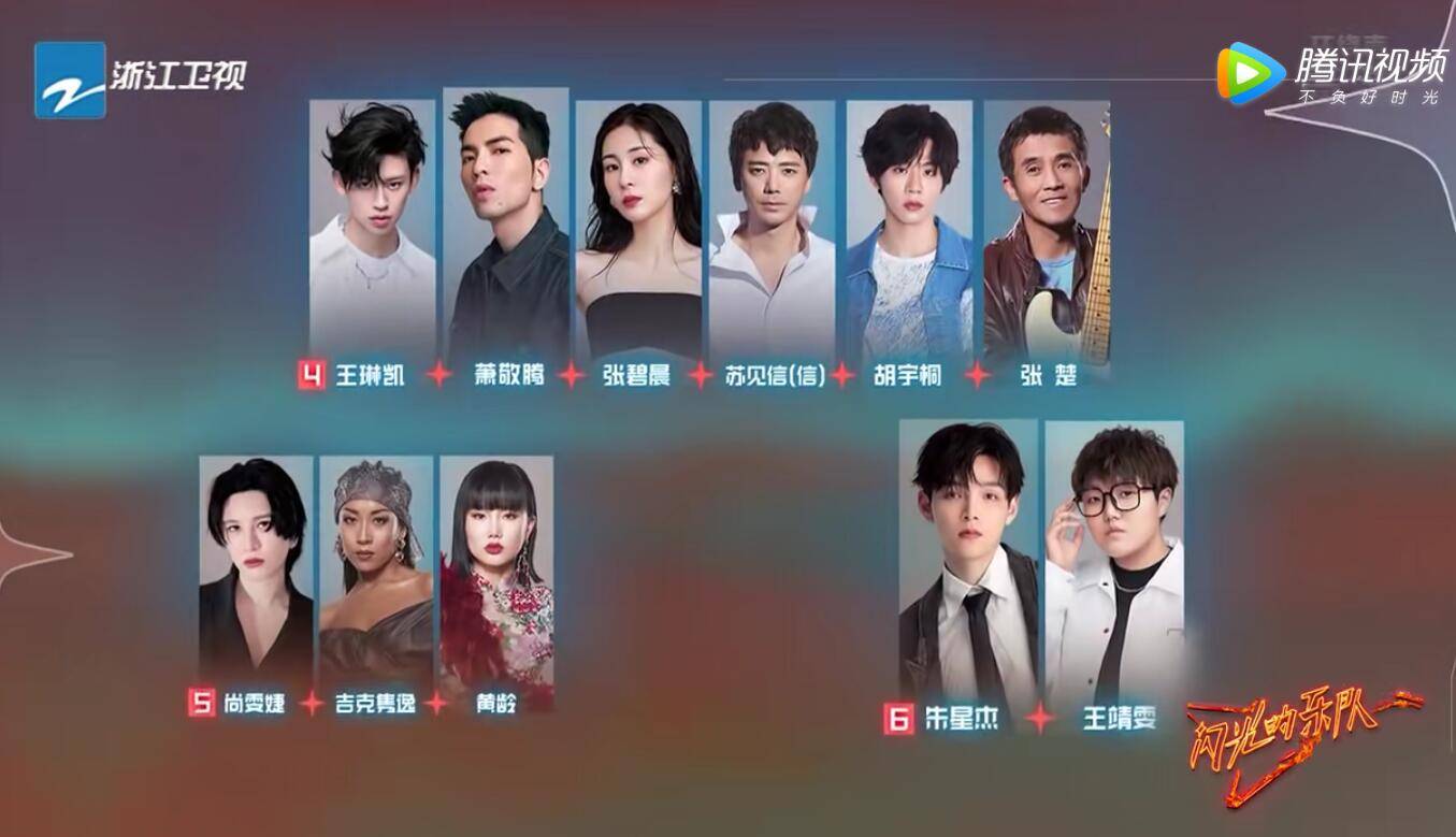 因为|《闪光乐队》决赛，5位老将选到好队，但只有3人是真正的双向奔赴？？