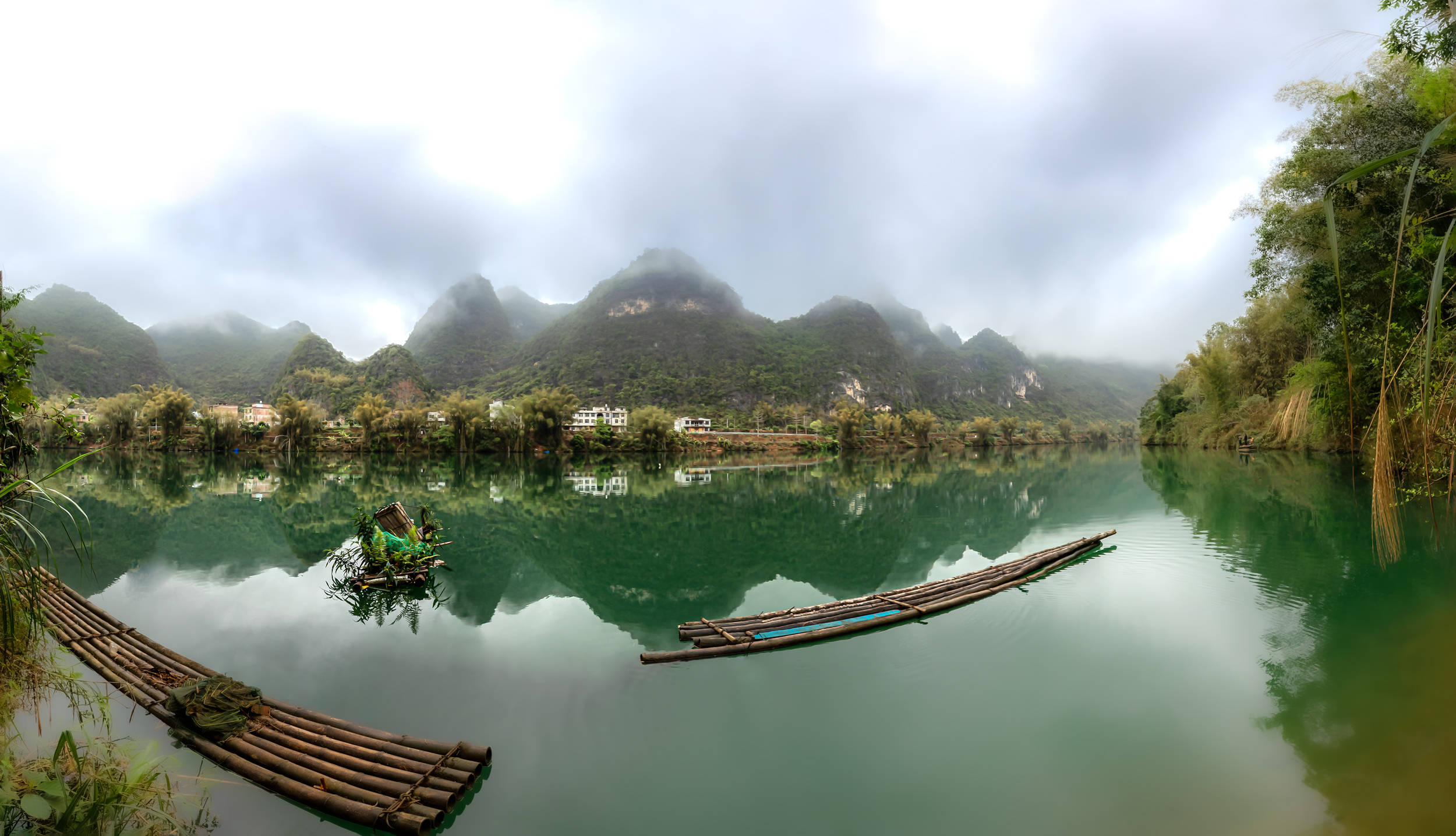 清水依依伴绿野 | 神州山水,只此青绿_汪家_于江南_云海