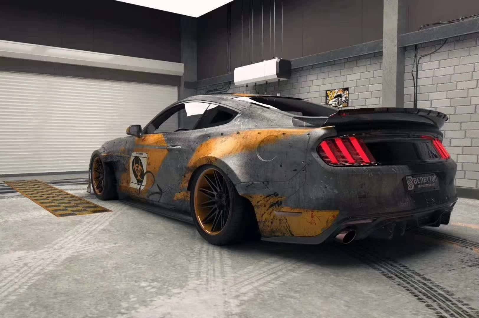 生化危机整车彩绘膜定制skto改色膜