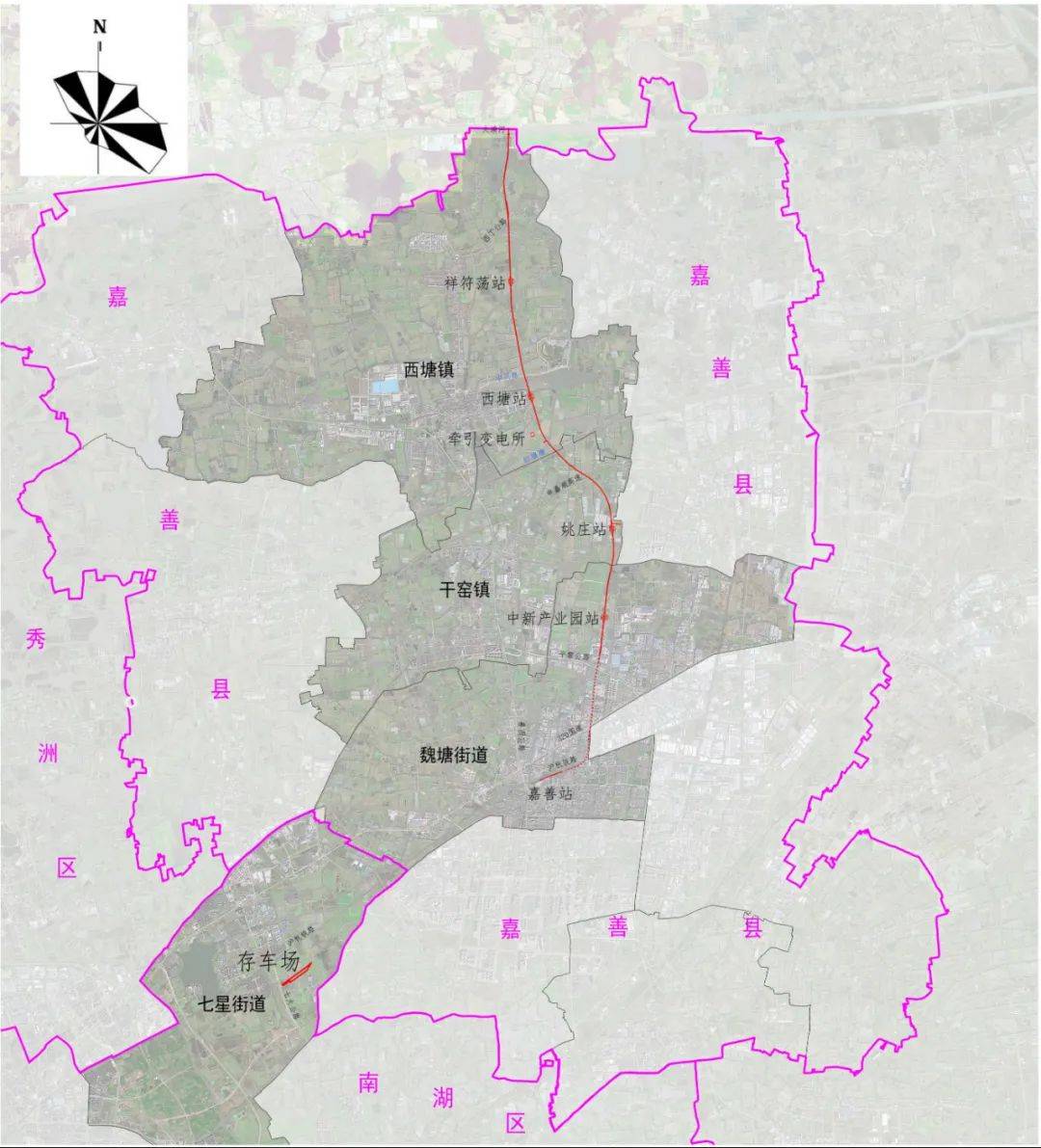 重磅嘉善銜接上海軌道的示範區線用地預審與選址批前公示具體站點來了