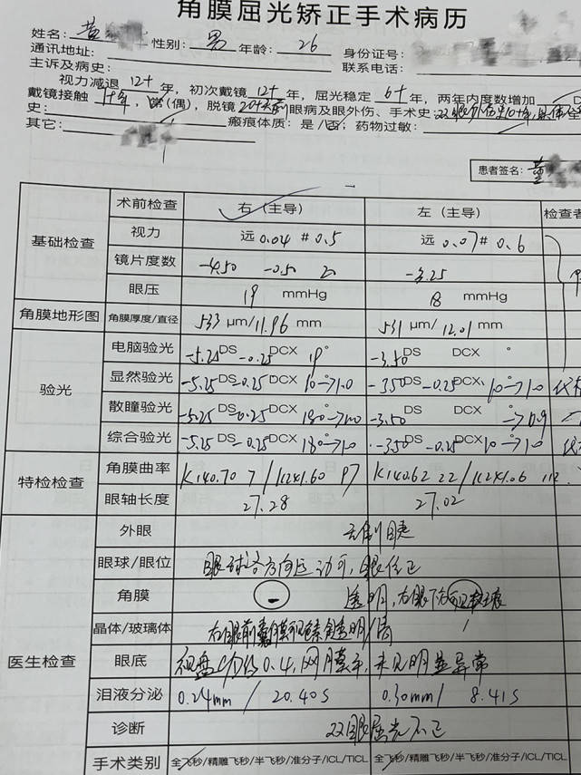 杭州公务员近视手术什么时候做 在职备考的他提前摘镜获1.2视力