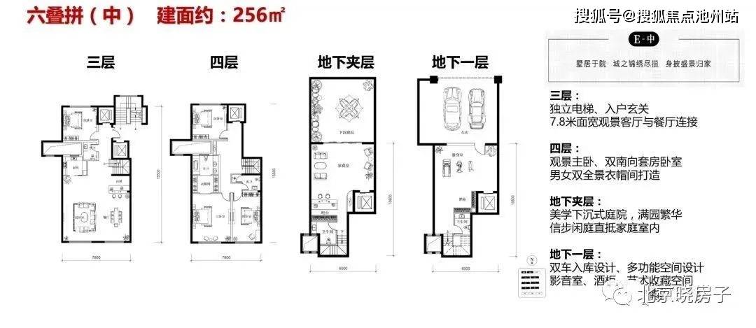 天悦壹号叠拼户型图图片