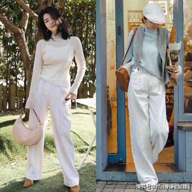 小白 春天,裤子不用多买,建议入手“这3款”就够了,洋气显瘦还时髦