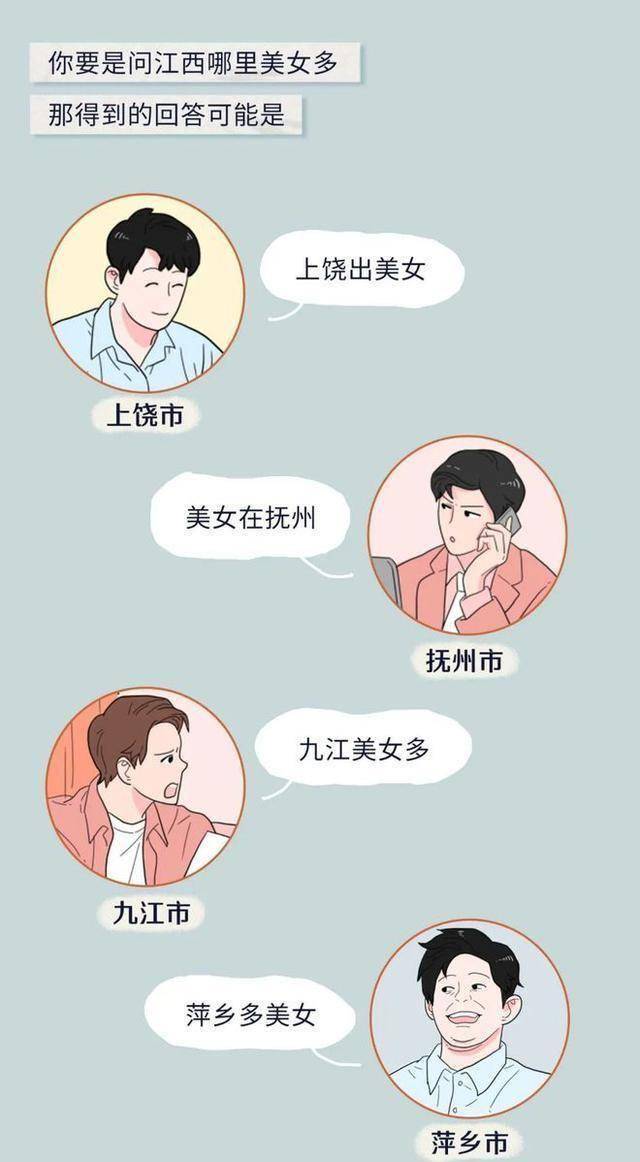 家乡全国各省女生长相排行榜“出炉”，你的家乡上榜了吗？（漫画）