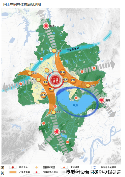 龙珠体育app：收藏！合肥最新至2035年城市规划图公布一核四心九副建国家中心城市！(图10)