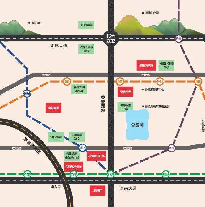 深圳富通九曜公馆地段怎么样,升值空间大不大,一文读懂!_香蜜湖_商业总公司_地产