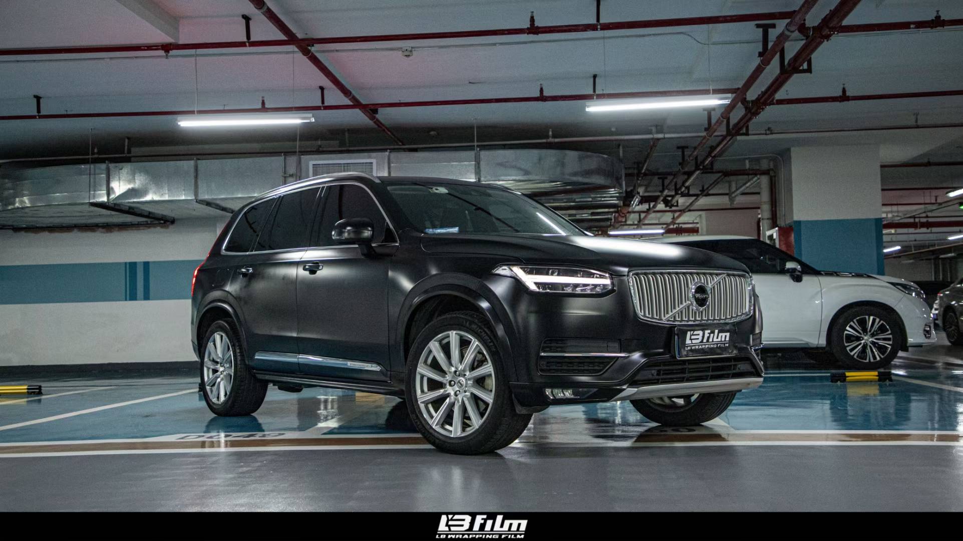 沃尔沃xc90改色膜案例图片