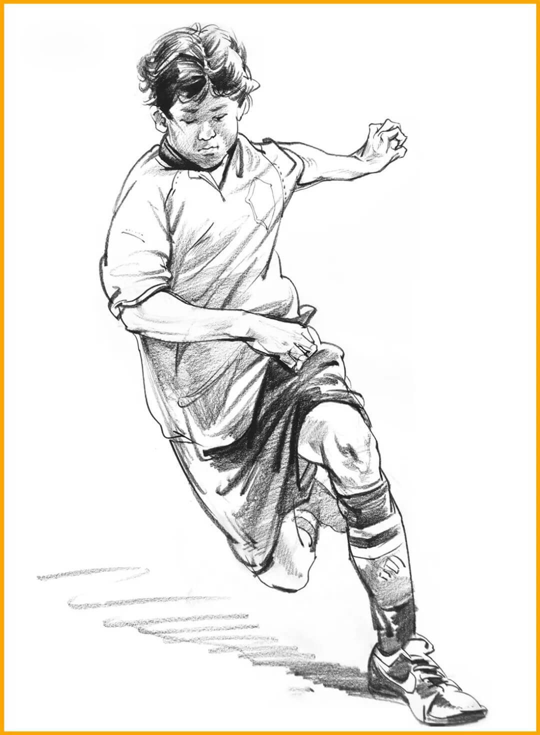 而常规的站坐蹲姿没有变化,画出来人物僵硬,体现不出速写的生动性