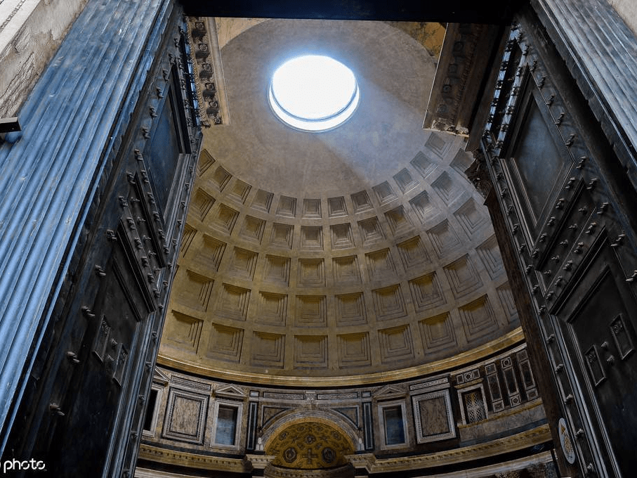 意大利罗马万神殿唯一完整的罗马帝国时期建筑