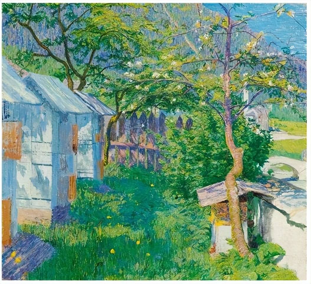 从分裂主义到印象主义的瑞士画家贾科梅蒂油画作品