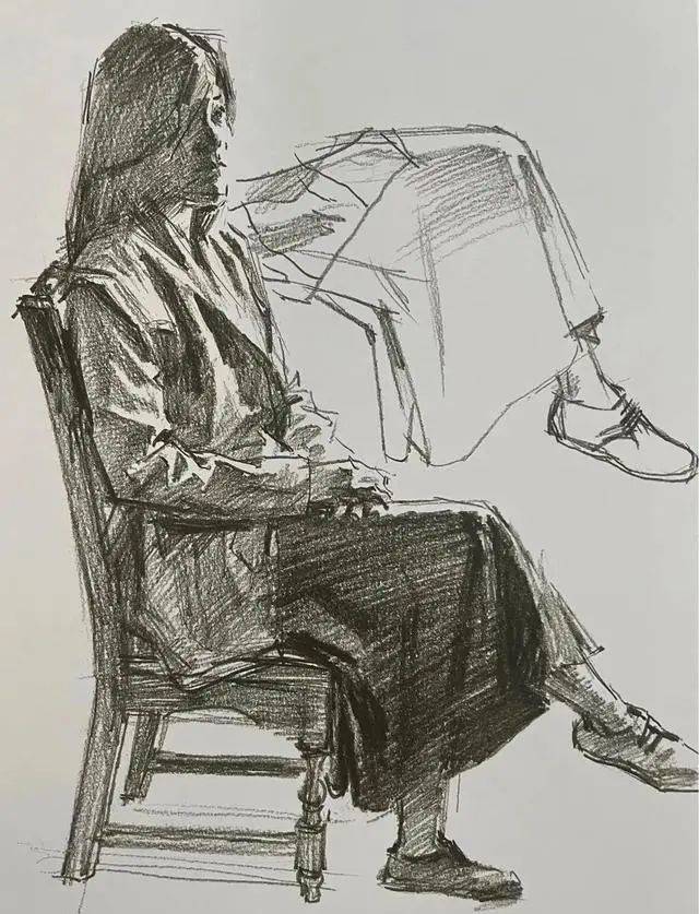 作品集必修速写冉茂芹速写经典作品精选赏析