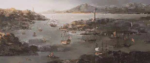 原创万舶争先大舶参天唐代的广州港一派兴旺景象