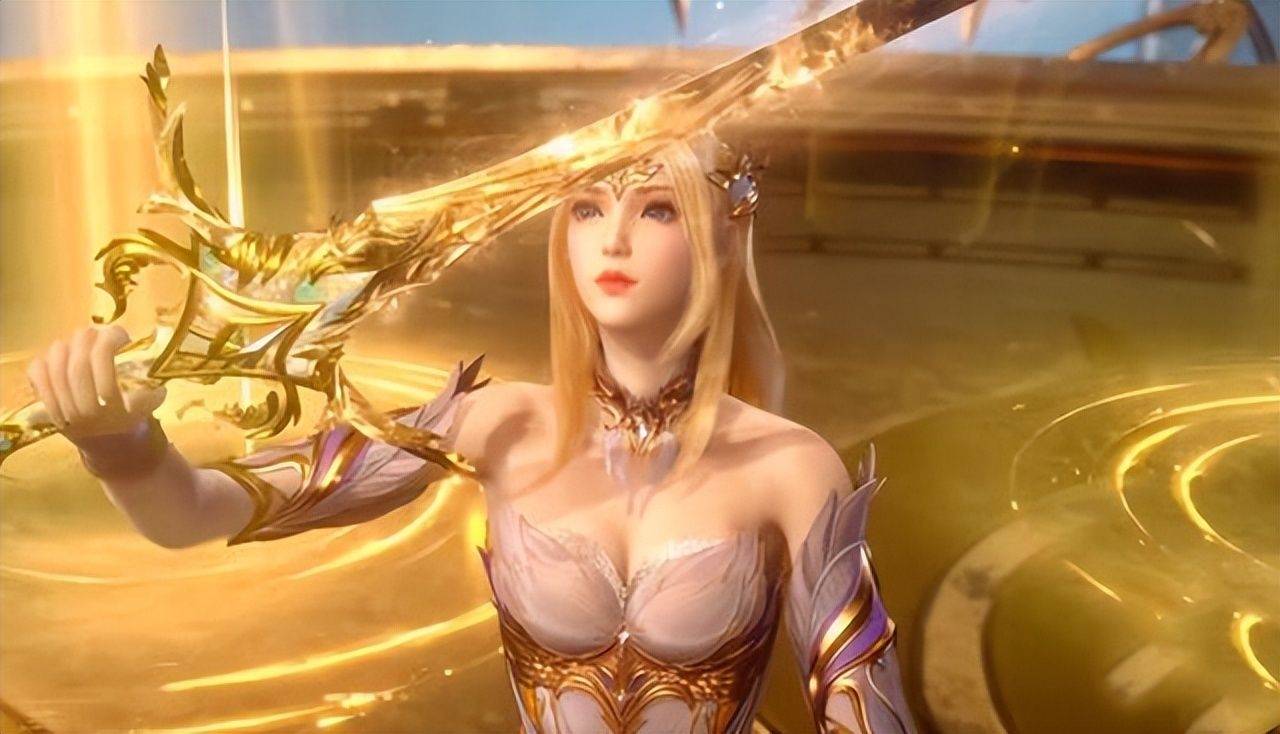 原创斗罗大陆千仞雪拔出天使圣剑获得神赐苹果奈何欲望萌生