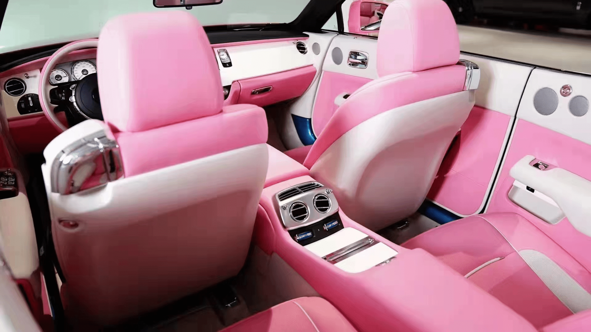 原厂定制粉色,准新劳斯莱斯曜影_搜狐汽车_搜狐网