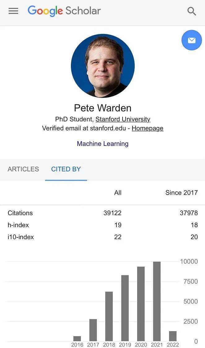 Warden|这位斯坦福PhD新生的论文被引数：接近4万