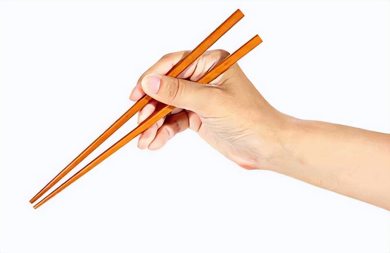 拿筷子方式图片