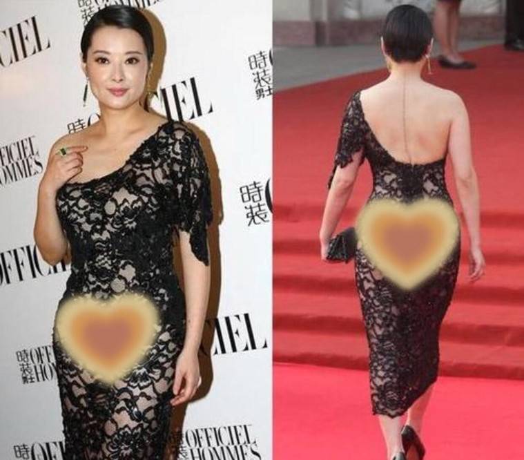 身材 专注扮嫩不怕翻车、高开叉透视装秀性感，红毯上的中年女星太敢穿？