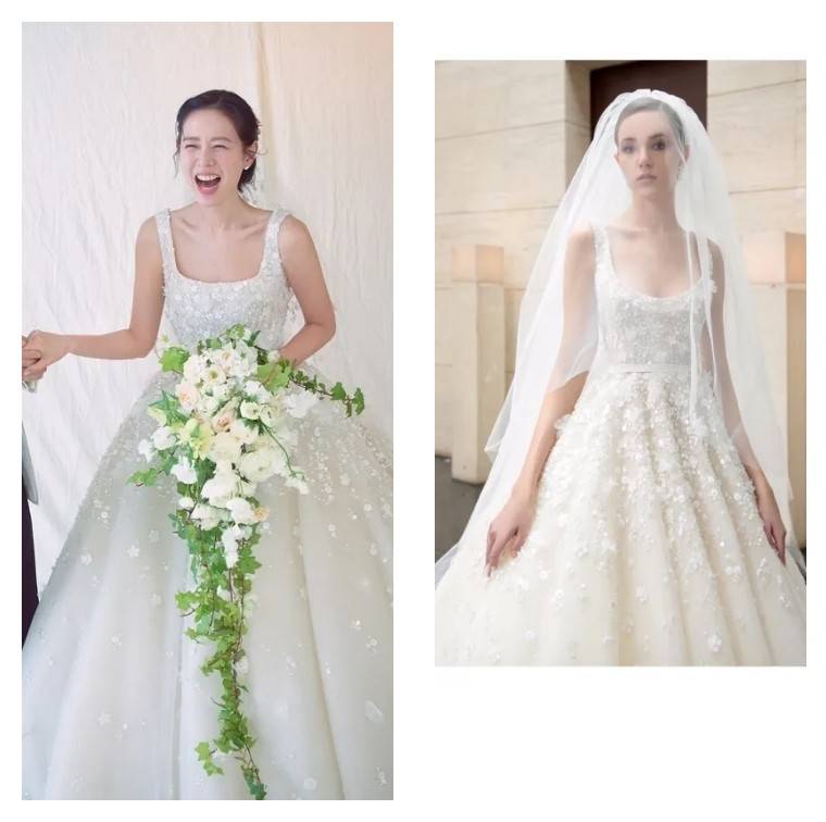 40岁孙艺珍与玄彬成婚，身穿14万元婚纱仙气飘飘，婚礼现场幸福洋溢！