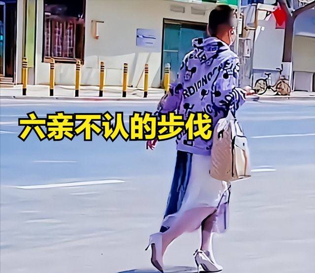 男子穿高跟鞋和长裙