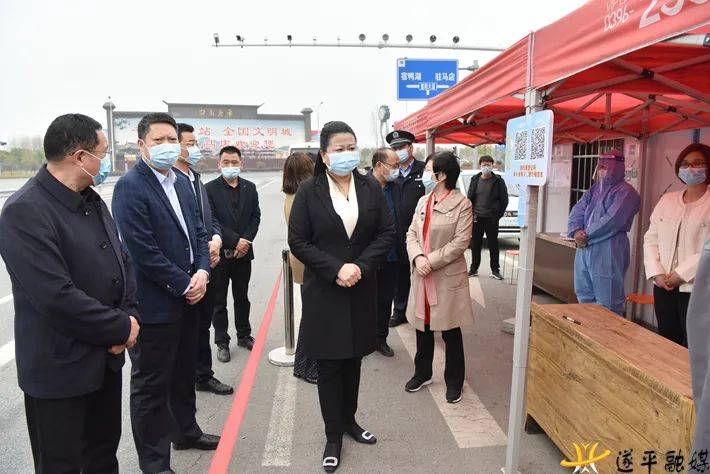 遂平县委副书记,代县长李振南检查指导疫情防控工作_商南_人员_查验
