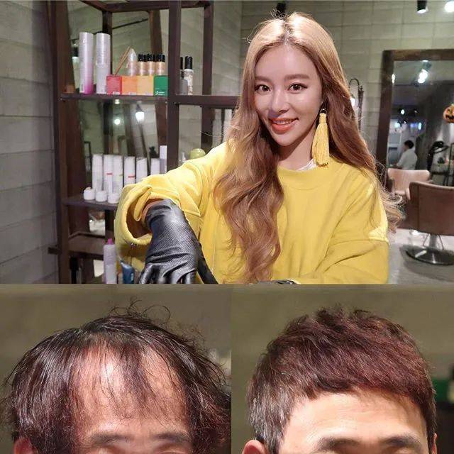 男性顾客剪一次头发收费11万韩元(约630元rmb),在别的店做一个烫染