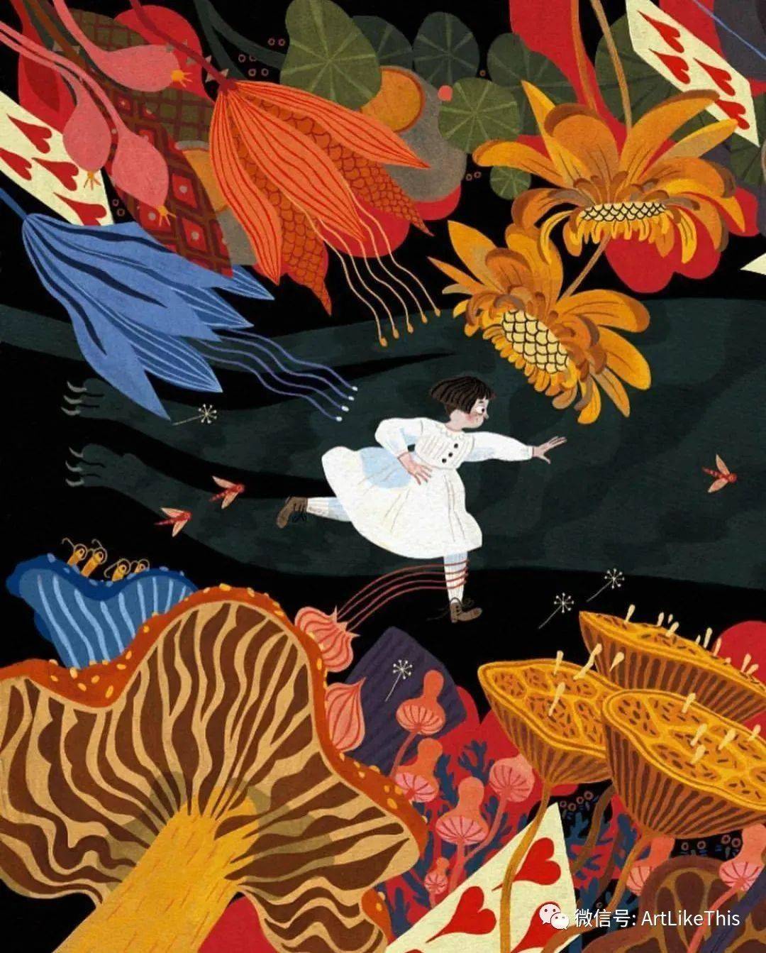 【插画】julia sarda:复古又神秘的高级美
