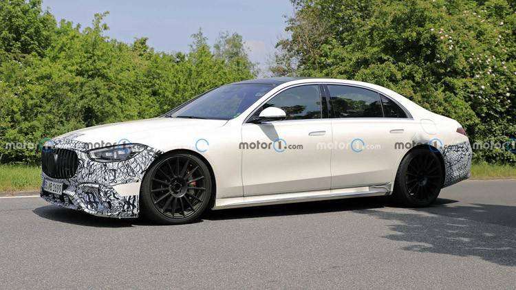 搭载4.0T插混系统 全新AMG S 63e测试谍照曝光_搜狐汽车_搜狐网
