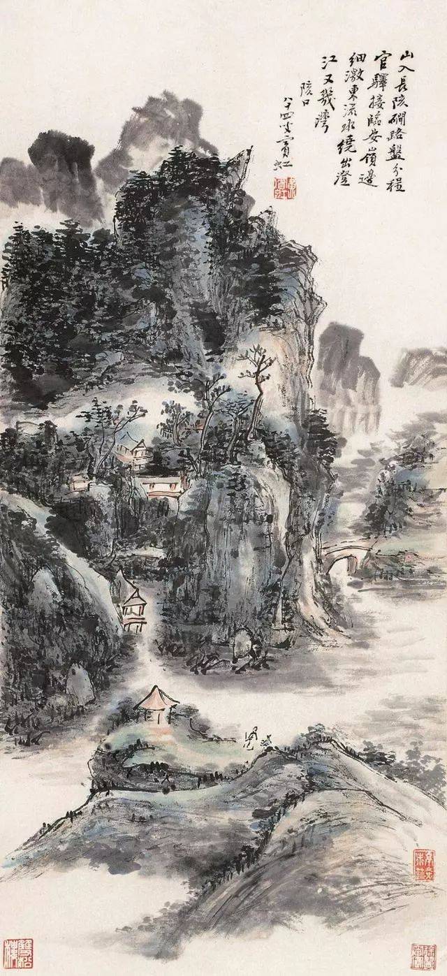 中国绘画大师黄宾虹国画作品赏析
