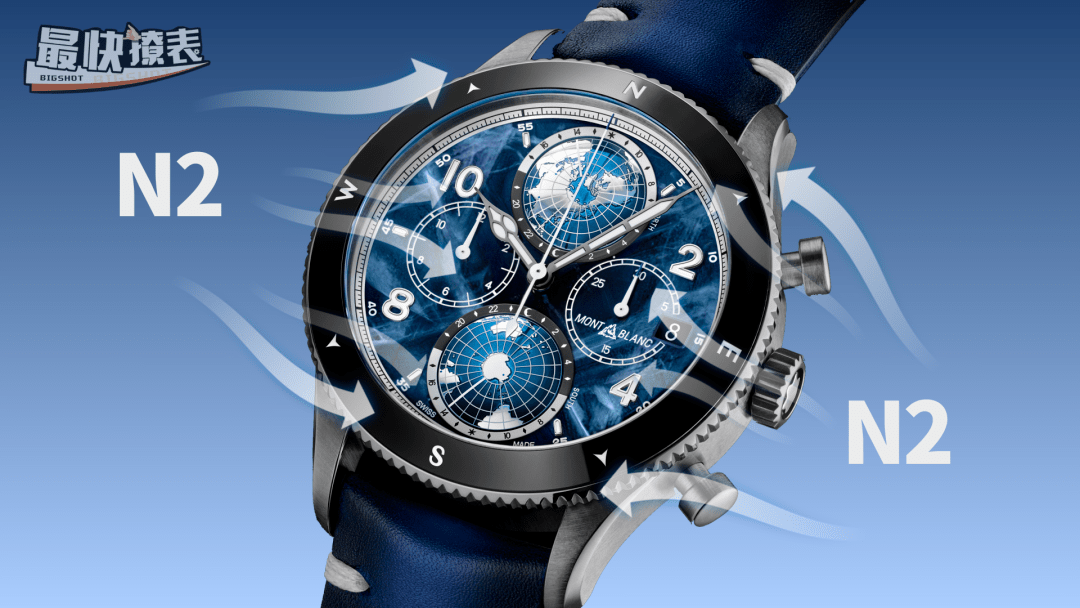 万宝龙1858冰川纹双雄评测最快撩表