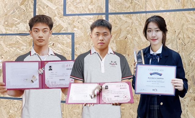 效果显而易见,学生周玮晔,戴起源和李严靖通过田径特长,分别考入了