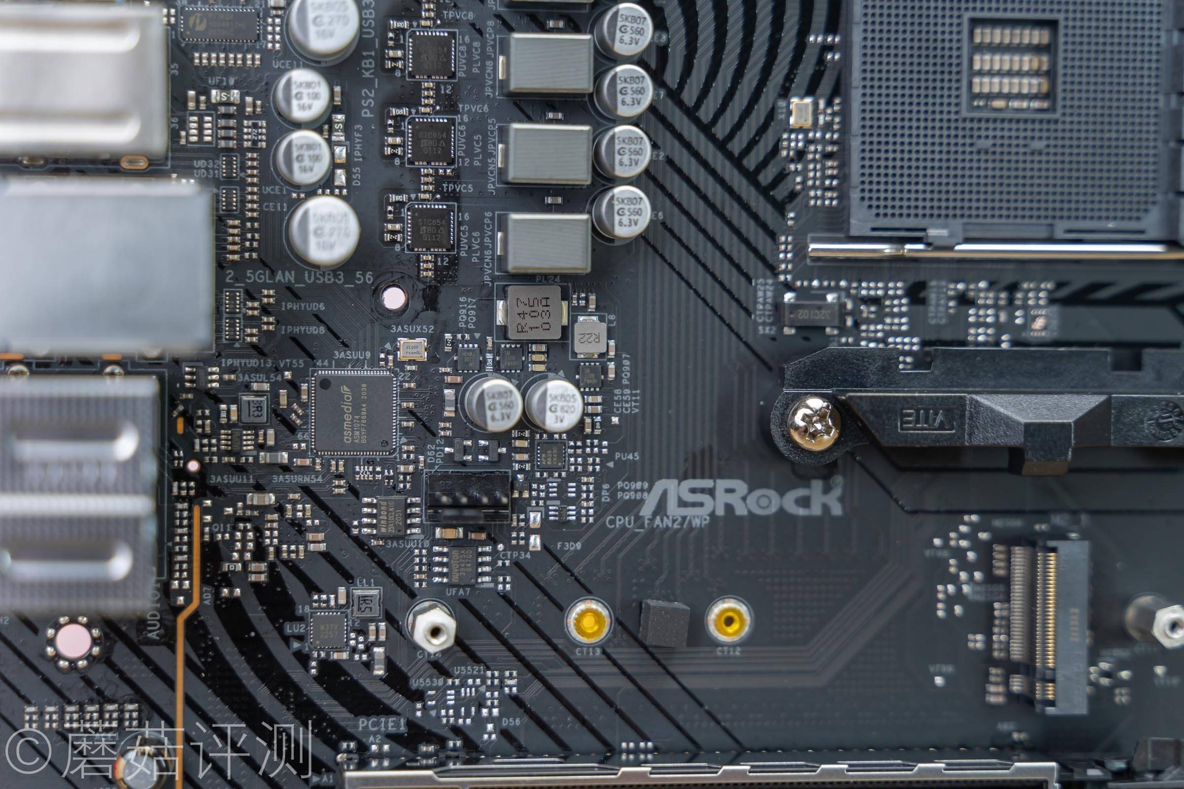 原创定位不高用料不俗华擎asrockb550pgriptide主板拆解评测