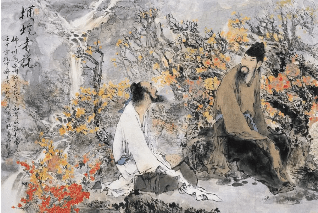 萧瀚积彩色调水墨画创始人展现色彩的魅力