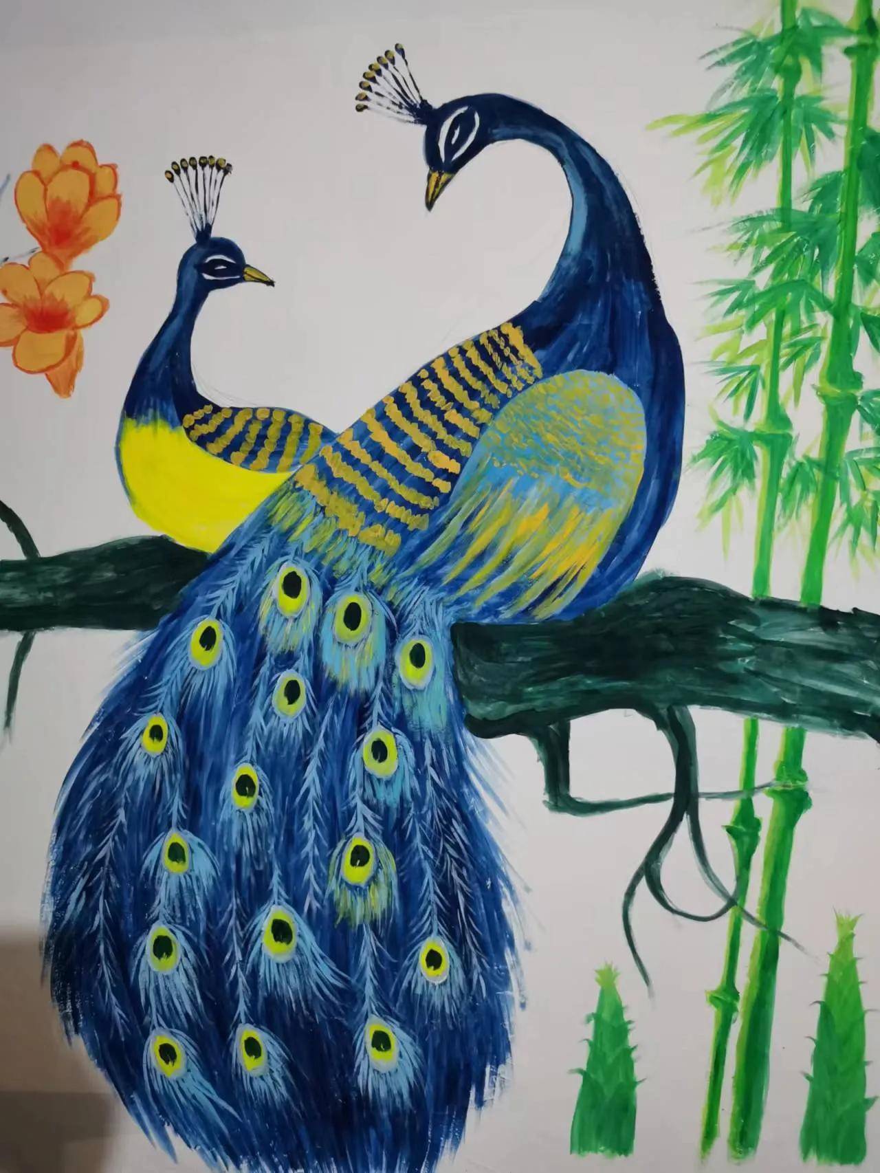 丙烯作者:张洁作品:中华田园犬尺寸:4k水彩纸作者:良友作品:丙烯画