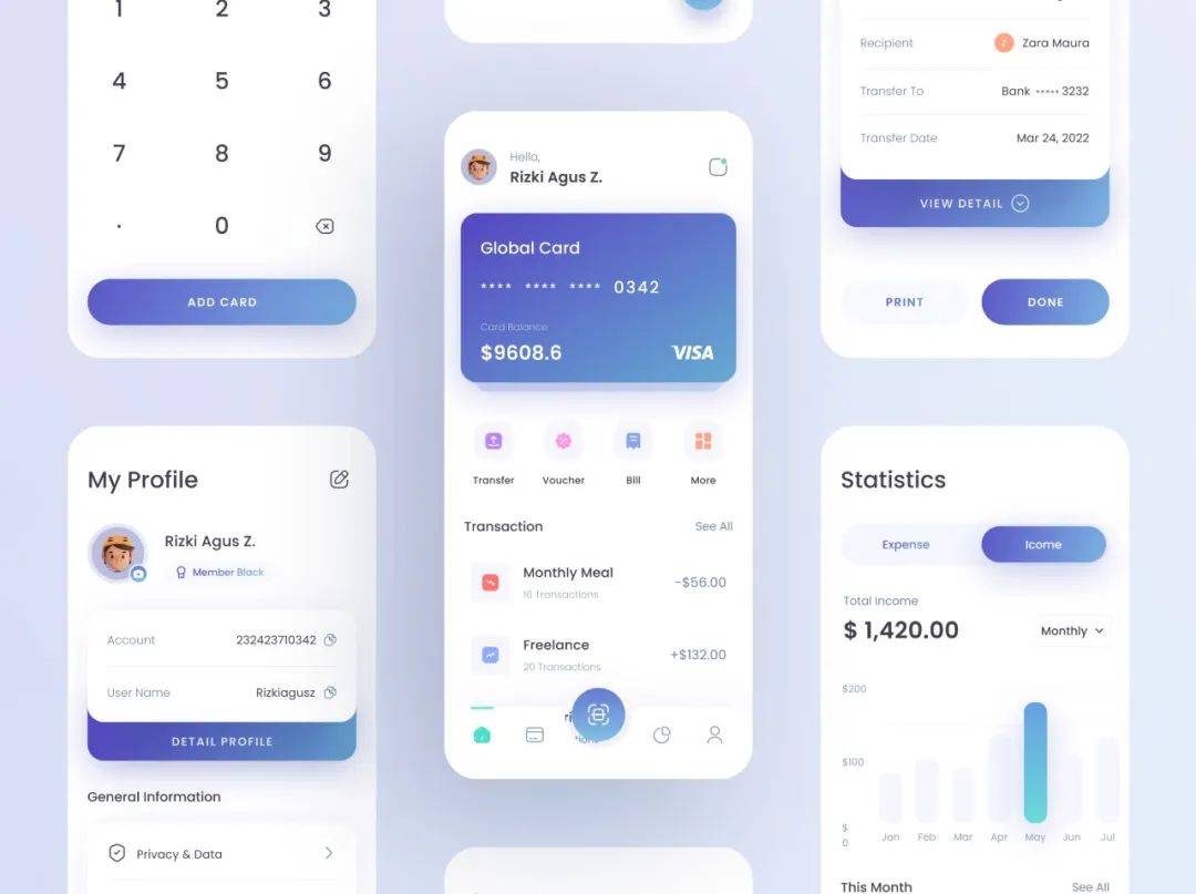 ui设计app界面设计极简案例展示效果