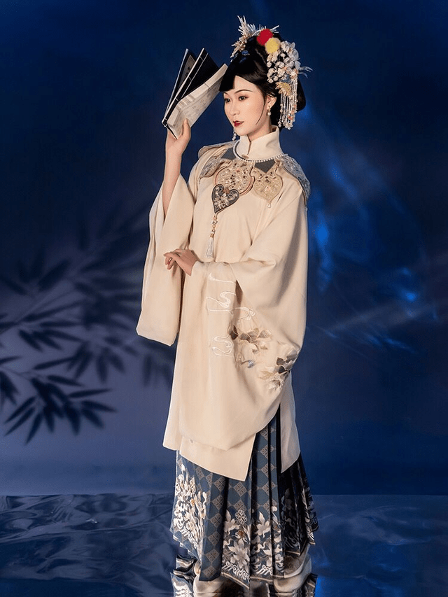 原创明制汉服造型的灵魂云肩古典又优雅怪不得同袍都爱穿