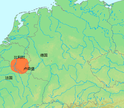 阿登森林地图位置图片