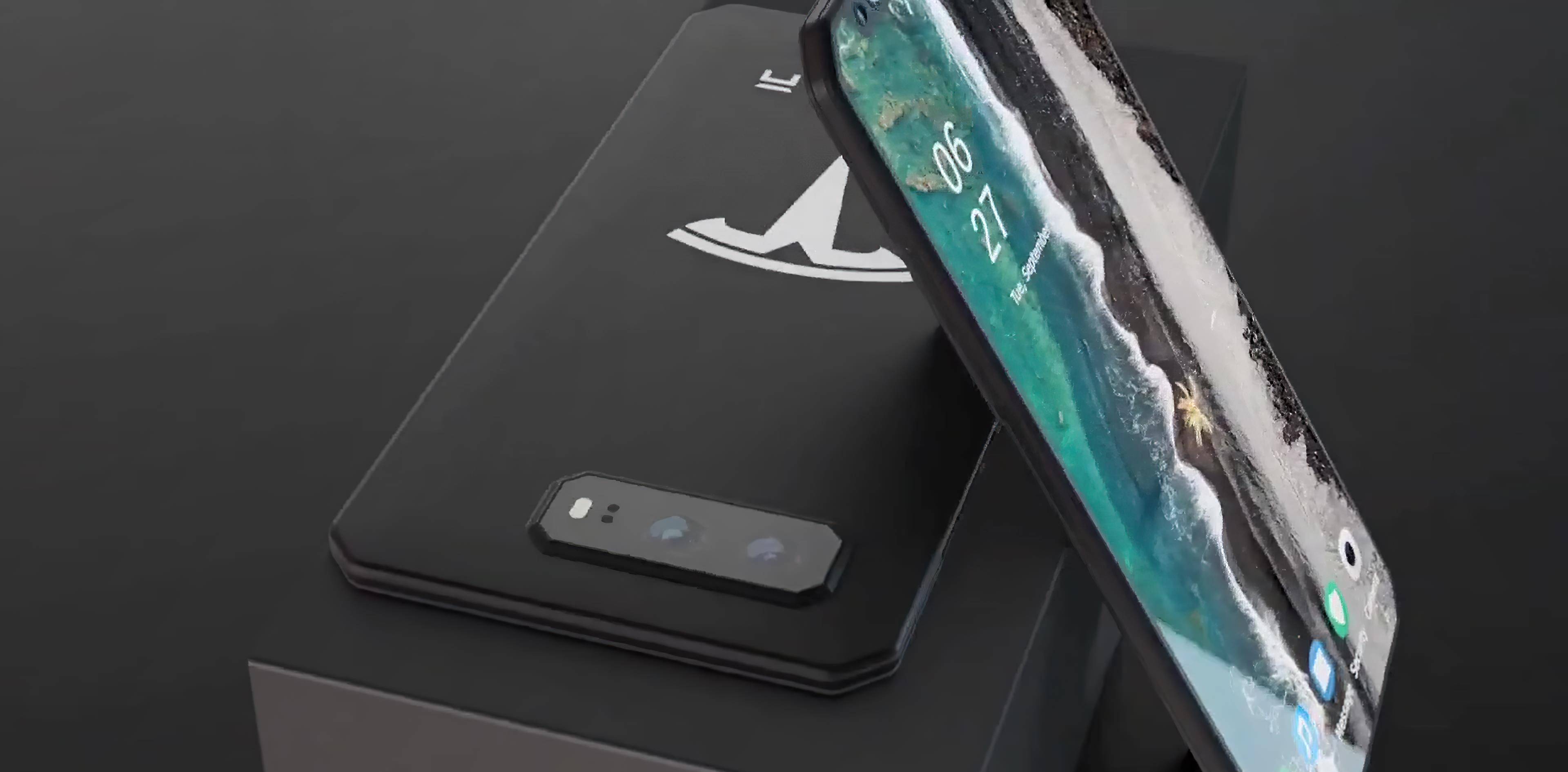 特斯拉model π概念机曝光:前后双摄像头配骁龙8gen 1_手机_机器_屏幕