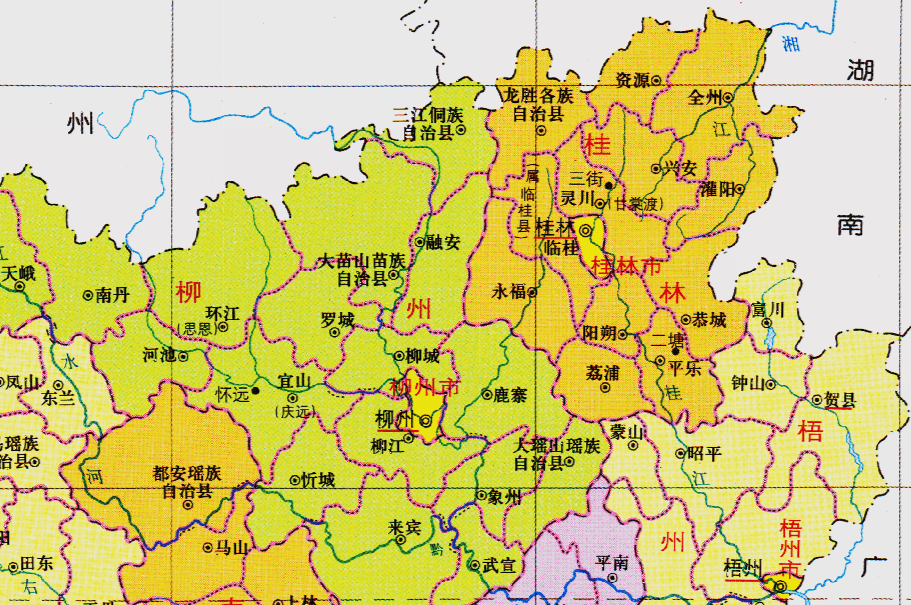 廣西的區劃變動14個地級市之一桂林市為何有17個區縣