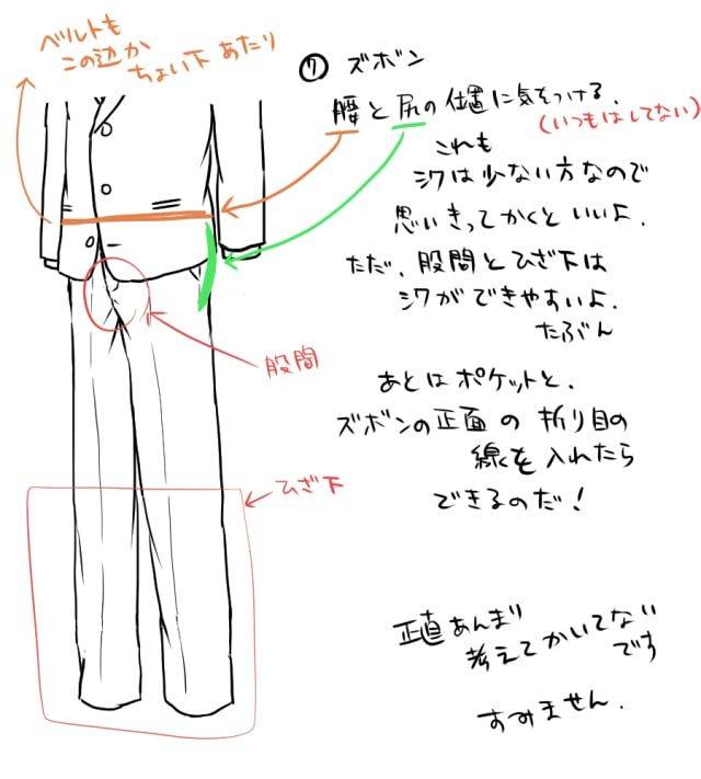 帥氣的西裝怎麼畫教你畫西裝的簡單畫法