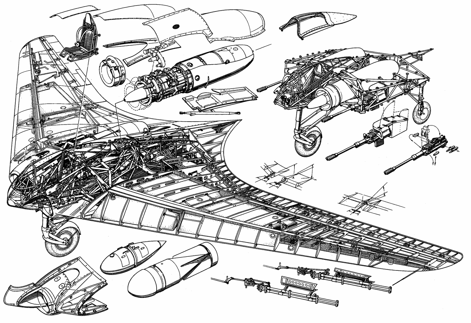 喷火战斗机结构图片