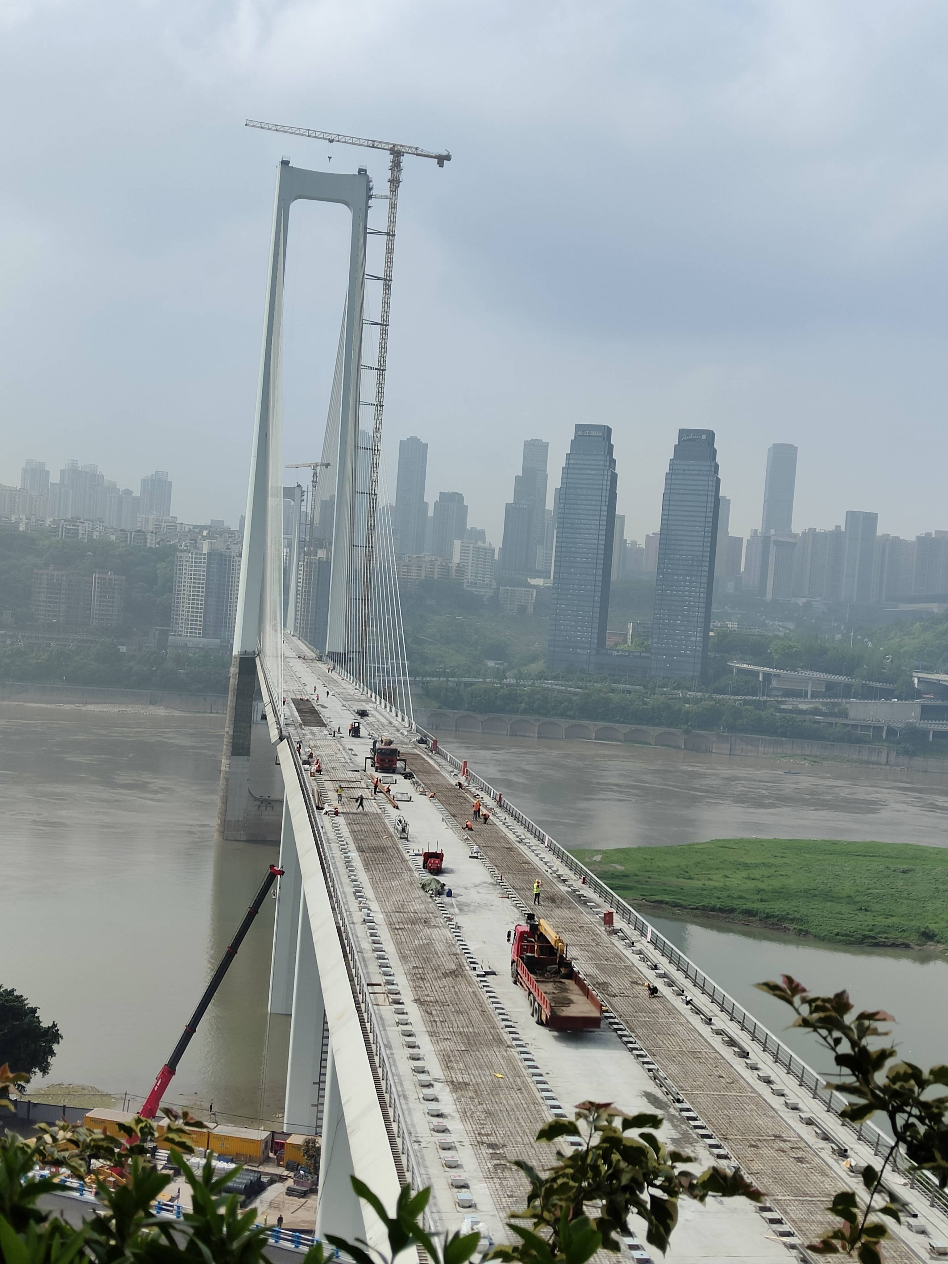 好消息:南纪门长江大桥用五步跨过长江,轨道十号线快要通车了