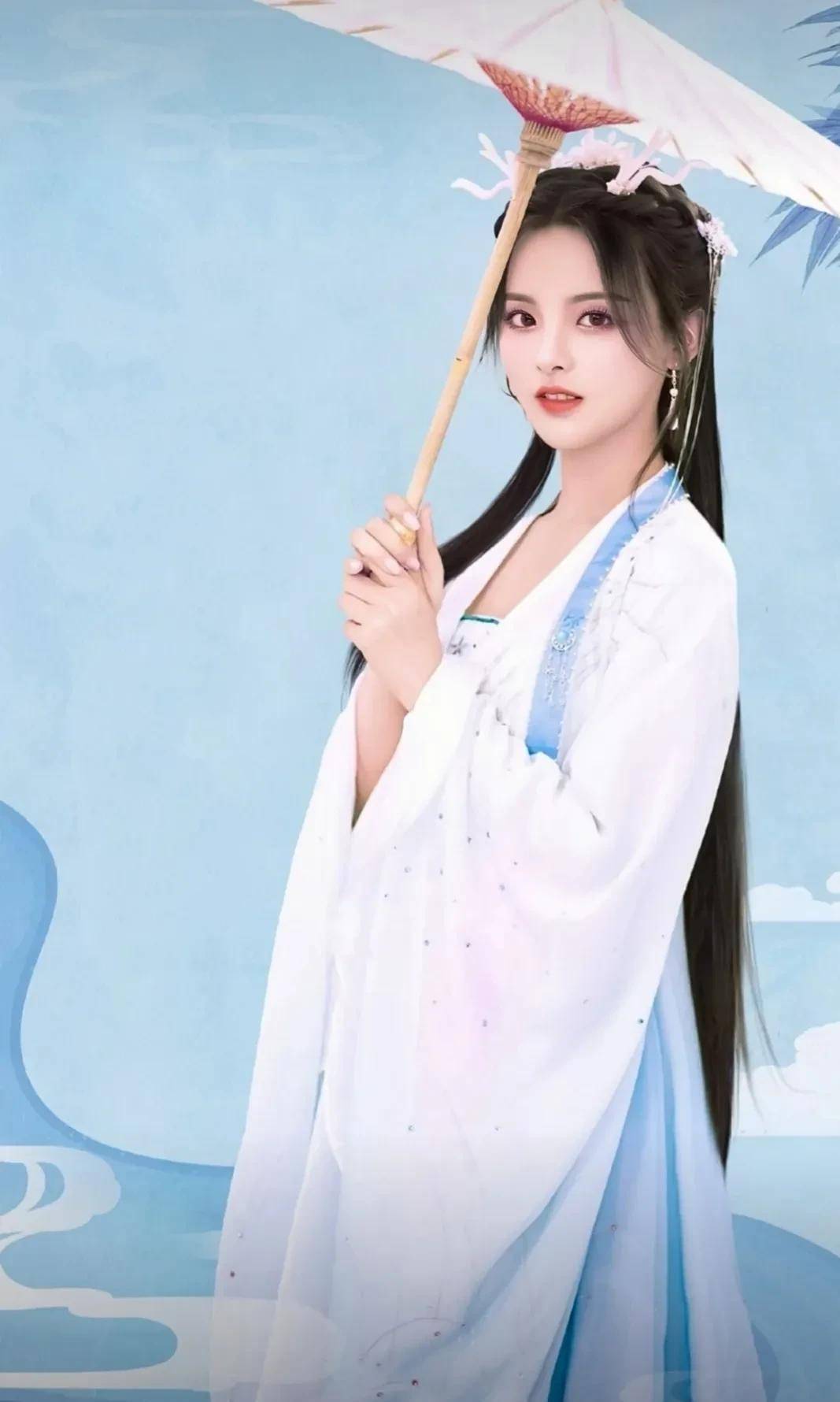 原创女明星汉服造型大赏国风古韵一见倾心这是谁家的小姐姐踏青出游啦